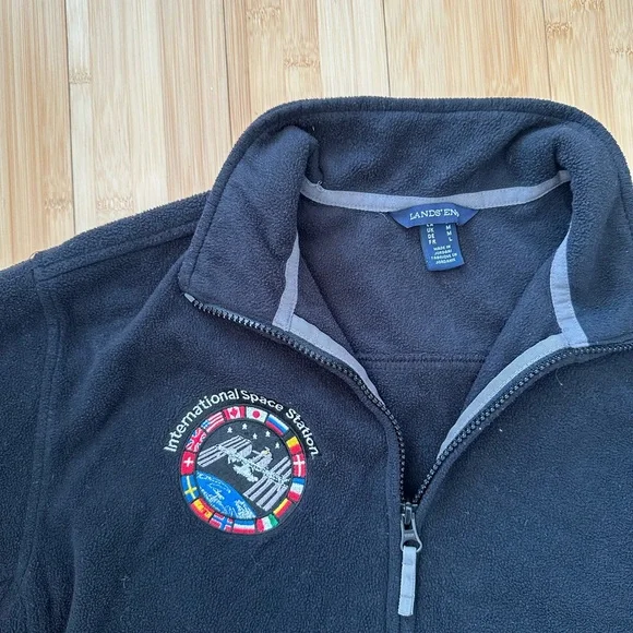 NASA ISS fleece jacket size M men - Picture 3 of 3